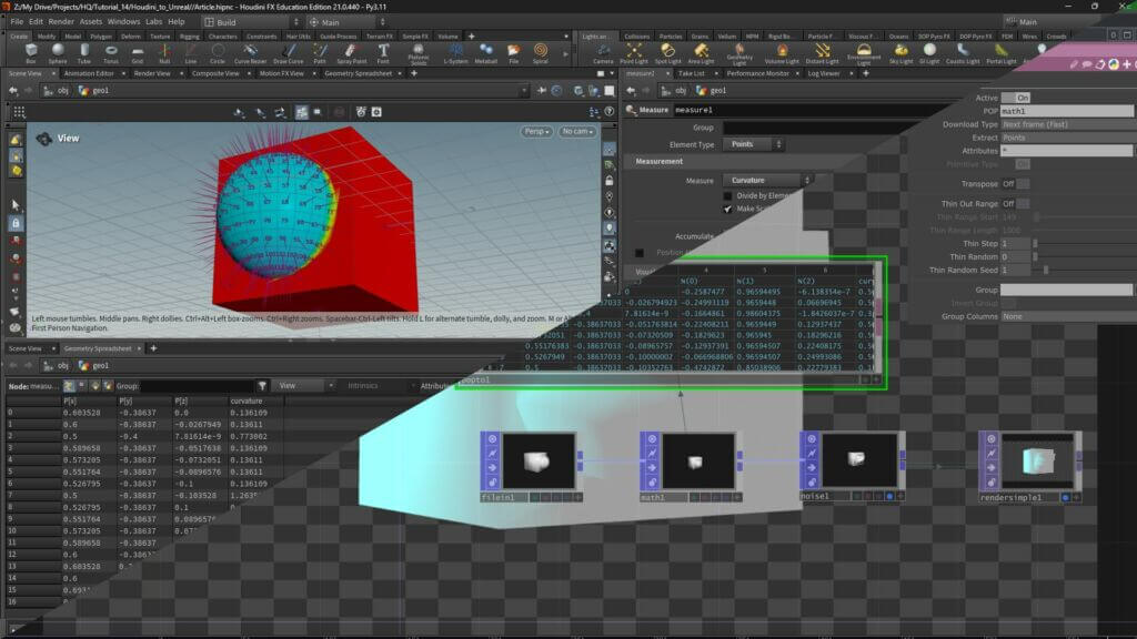 Houdini to TouchDesigner Integrations